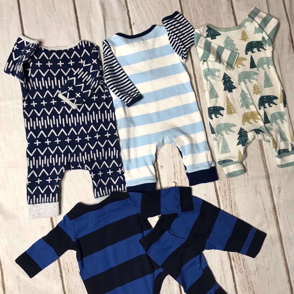 Bundle of Four Baby Boy Outfits Size 0-3 Months - Picture 2 of 3